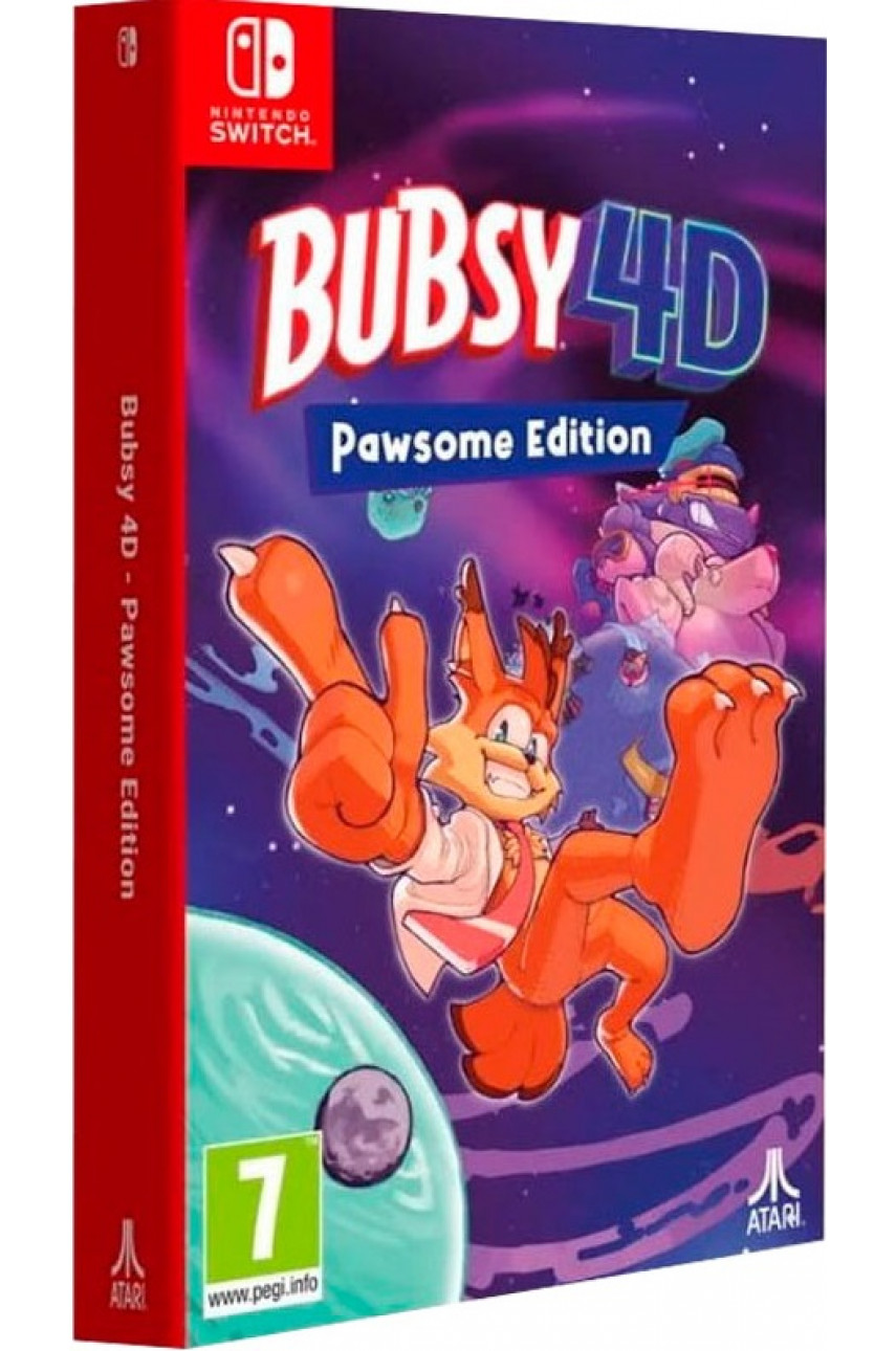 Bubsy 4D Pawsome Edition (Nintendo Switch, английская версия)