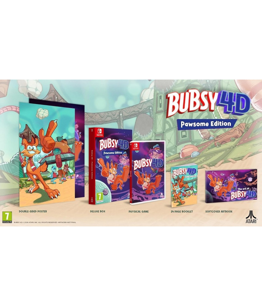 Bubsy 4D Pawsome Edition (Nintendo Switch, английская версия) Bubsy 4D Pawsome Edition (Nintendo Switch, английская версия)
