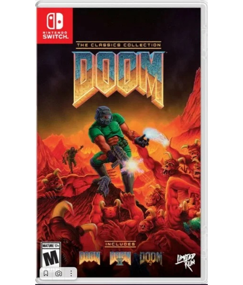 DOOM: The Classics Collection (Limited Run 102) (Nintendo Switch, английская версия)
