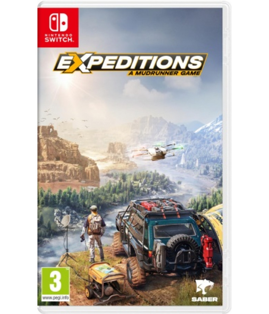 Игра Expeditions: A MudRunner Game для Nintendo Switch. Меню и субтитры на русском языке.