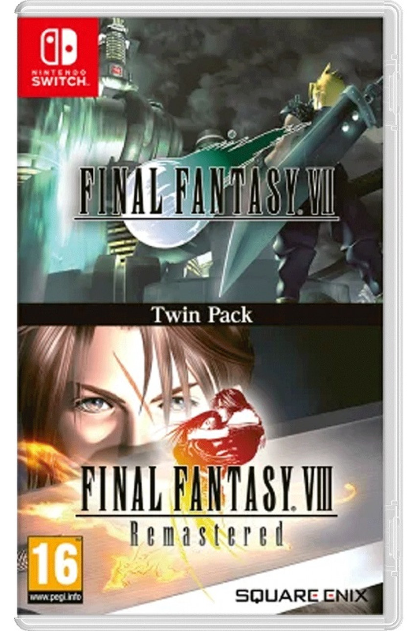 Final Fantasy VII & Final Fantasy VIII Remastered Twin Pack (Nintendo Switch, английская версия)