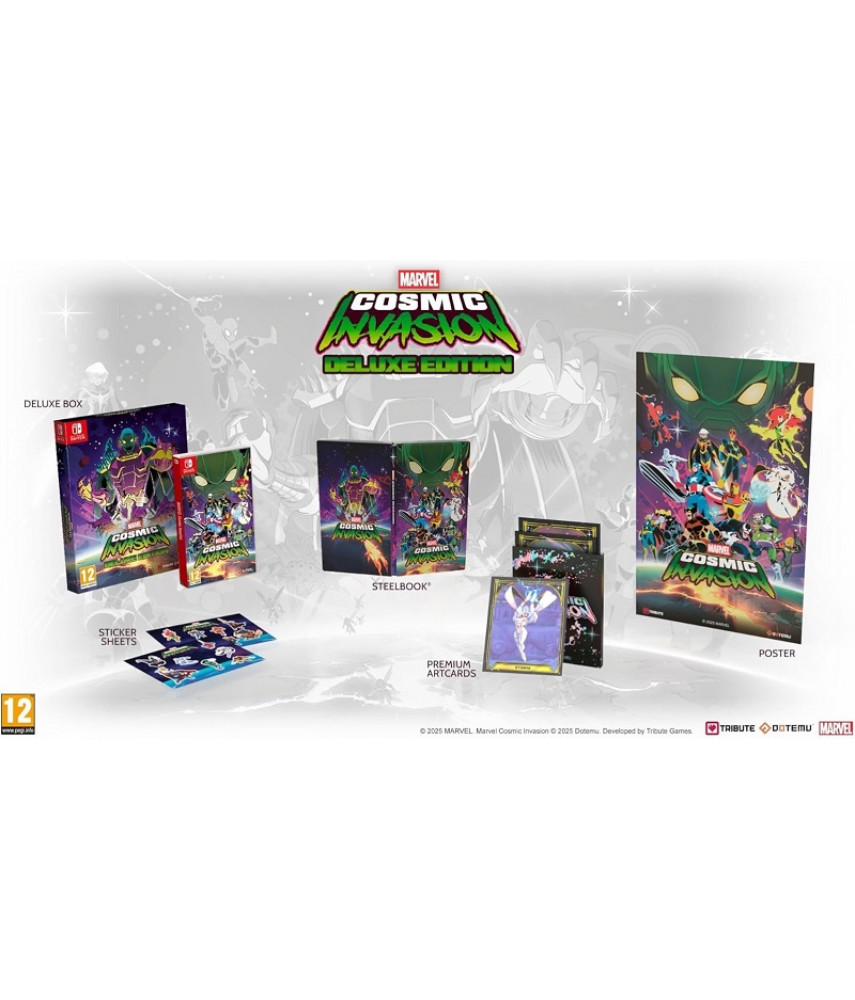 Игра MARVEL Cosmic Invasion Deluxe Edition (Nintendo Switch, русские субтитры)