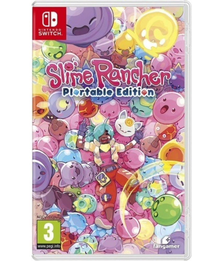 Игра Slime Rancher Plortable Edition для Nintendo Switch. Меню и субтитры на русском языке.