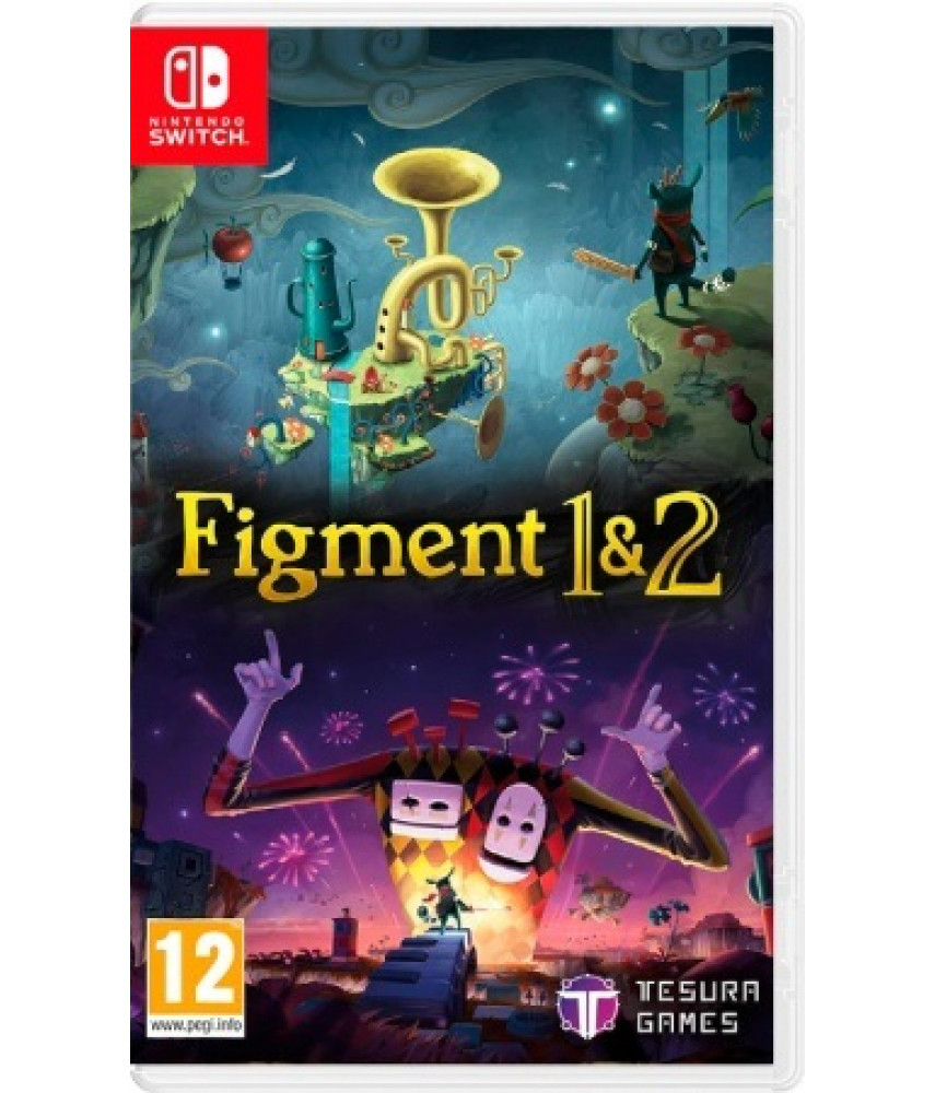 Игра Figment 1 & 2 для Nintendo Switch. Меню и субтитры на русском языке.