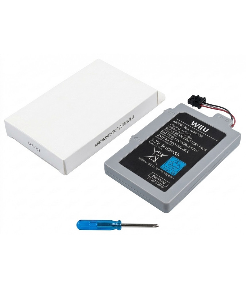 Аккумуляторная батарея для контроллера Wii U GamePad (3.7V, 3600mAh)