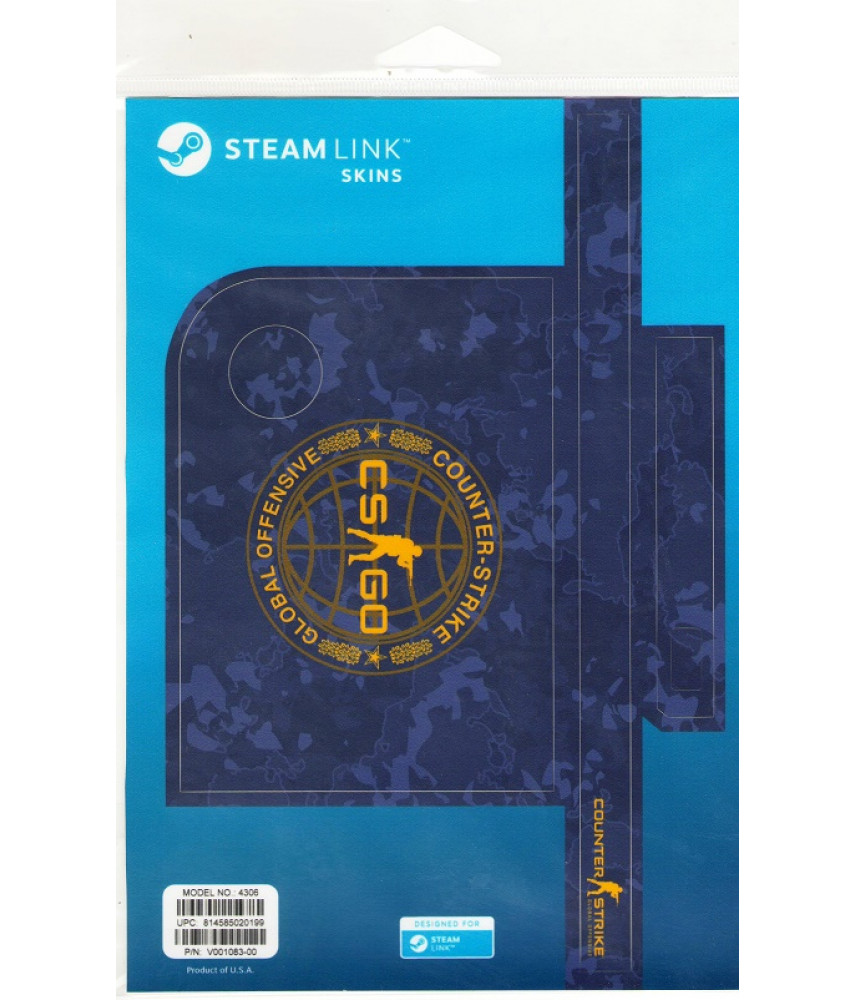 Комплект пластиковых накладок Blue Camo для Steam Link
