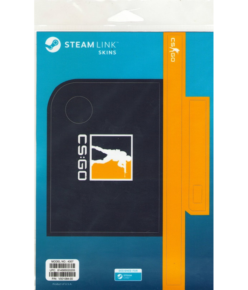 Комплект пластиковых накладок CSGO Blue/Orange для Steam Link