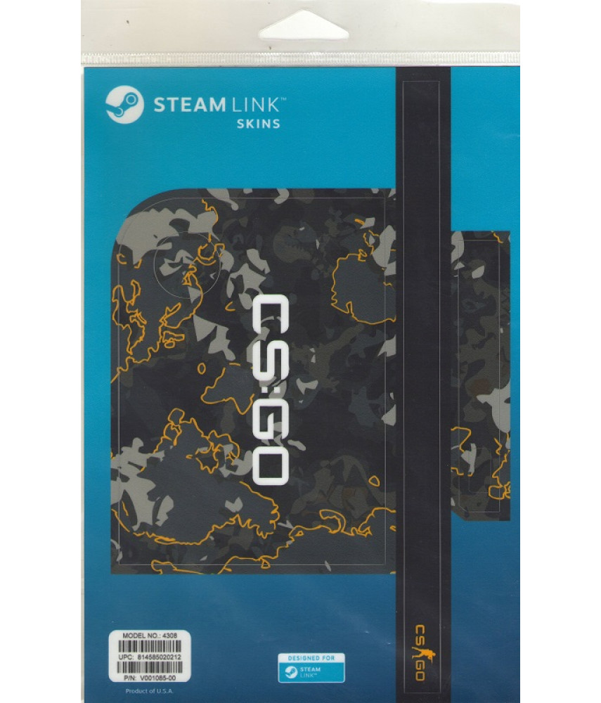 Комплект пластиковых накладок CSGO Grey Camo для Steam Link