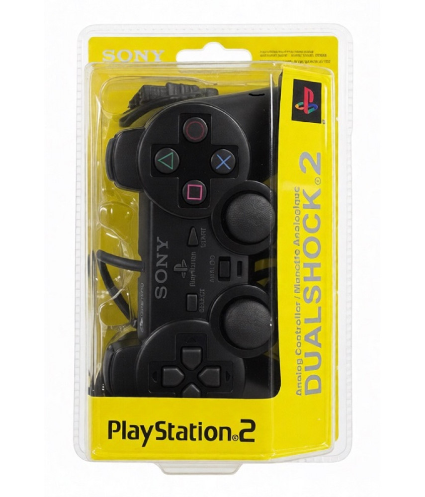 Джойстик проводной DualShock 2 для Playstation 2 (PS2)