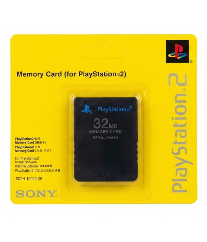 Карта памяти 32 MB для PlayStation 2 (PS2 Memory Card)