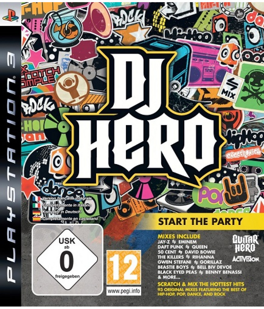 DJ Hero Start the Party [PS3] - Б/У