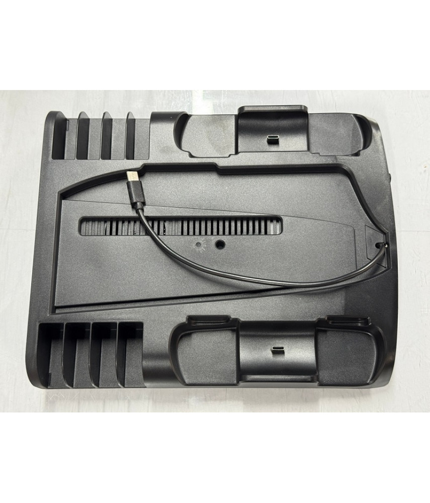 Подставка для PS5 Slim с вентилятором, зарядкой DualSense и держателем дисков (KJH-P5D-002) Подставка для PS5 Slim с вентилятором, зарядкой DualSense и держателем дисков (KJH-P5D-002)