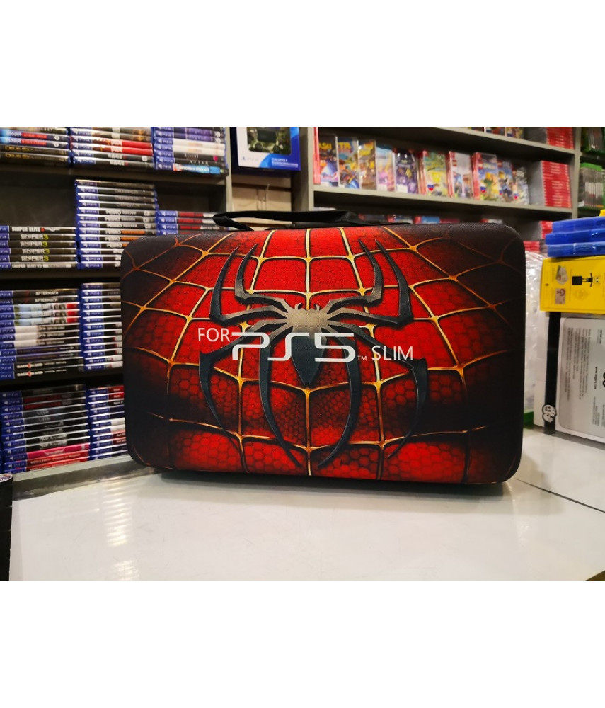 Сумка для консоли и геймпадов PS5 Slim Spider-Man (Playstation 5)