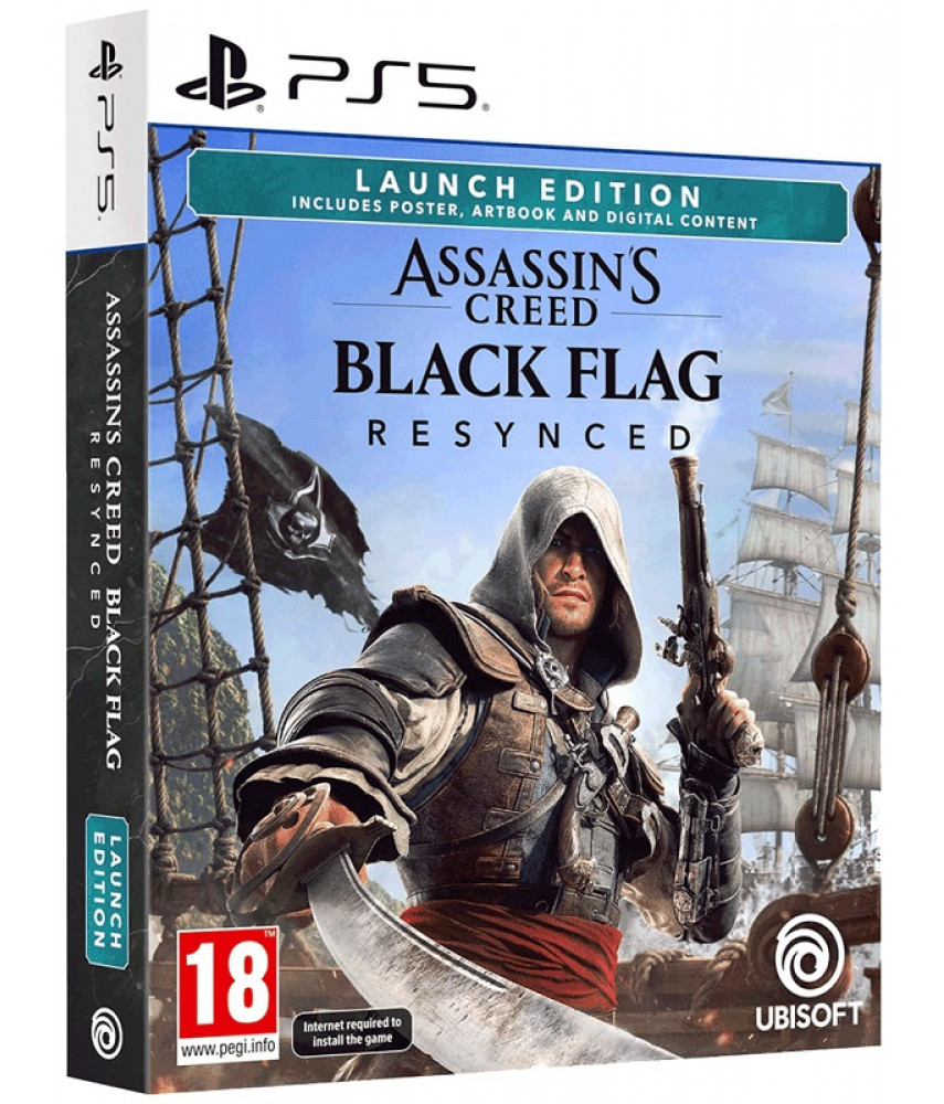 Assassin's Creed: Black Flag Resynced Launch Edition (PS5, русские субтитры)