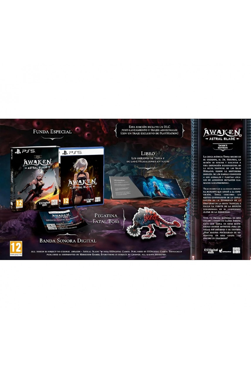 AWAKEN - ASTRAL BLADE - TANIA'S EDITION PS5 GIOCO ITALIANO PLAYSTATION 5 NUOVO AWAKEN - ASTRAL BLADE - TANIA'S EDITION PS5 GIOCO ITALIANO PLAYSTATION 5 NUOVO