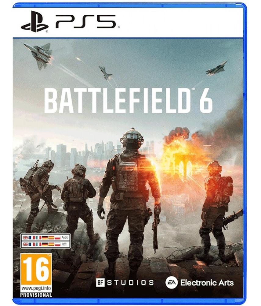 Игра Battlefield 6 для PlayStation 5. Озвучка, меню и субтитры на английском языке.