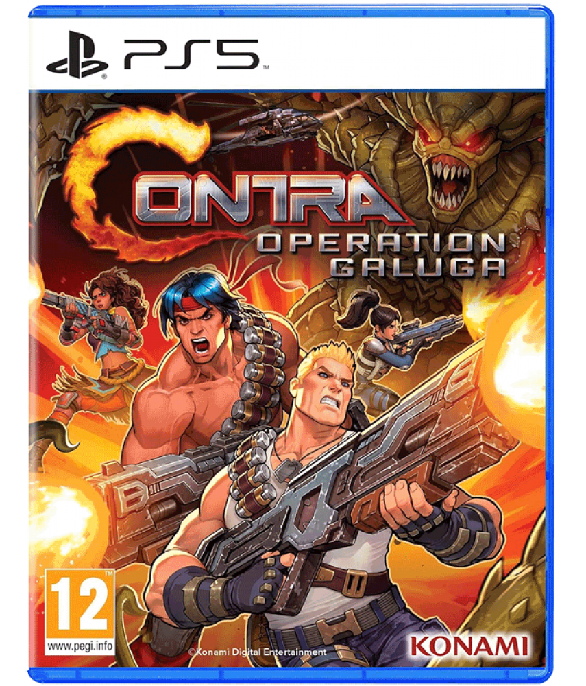 Игра Contra: Operation Galuga для PlayStation 5. Меню и субтитры на русском языке.