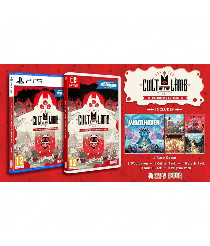Cult of the Lamb Definitive Edition (PS5, русские субтитры) Cult of the Lamb Definitive Edition (PS5, русские субтитры)