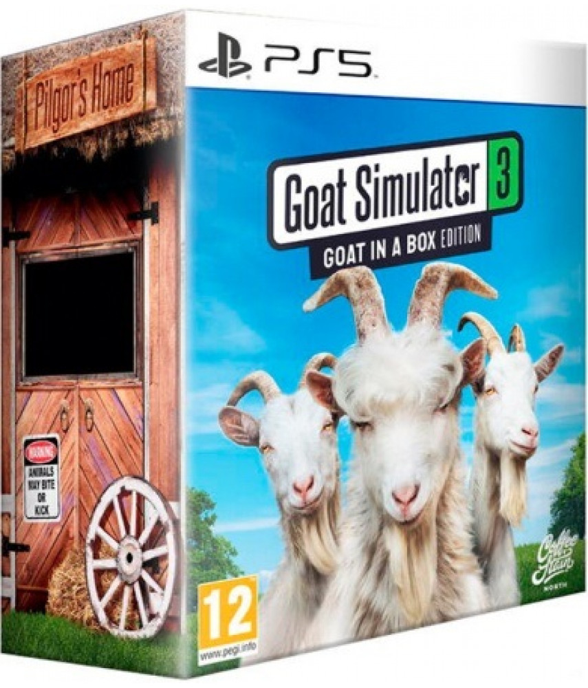 Игра Goat Simulator 3 Goat In A Box Edition для PlayStation 5. Меню и субтитры на русском языке.