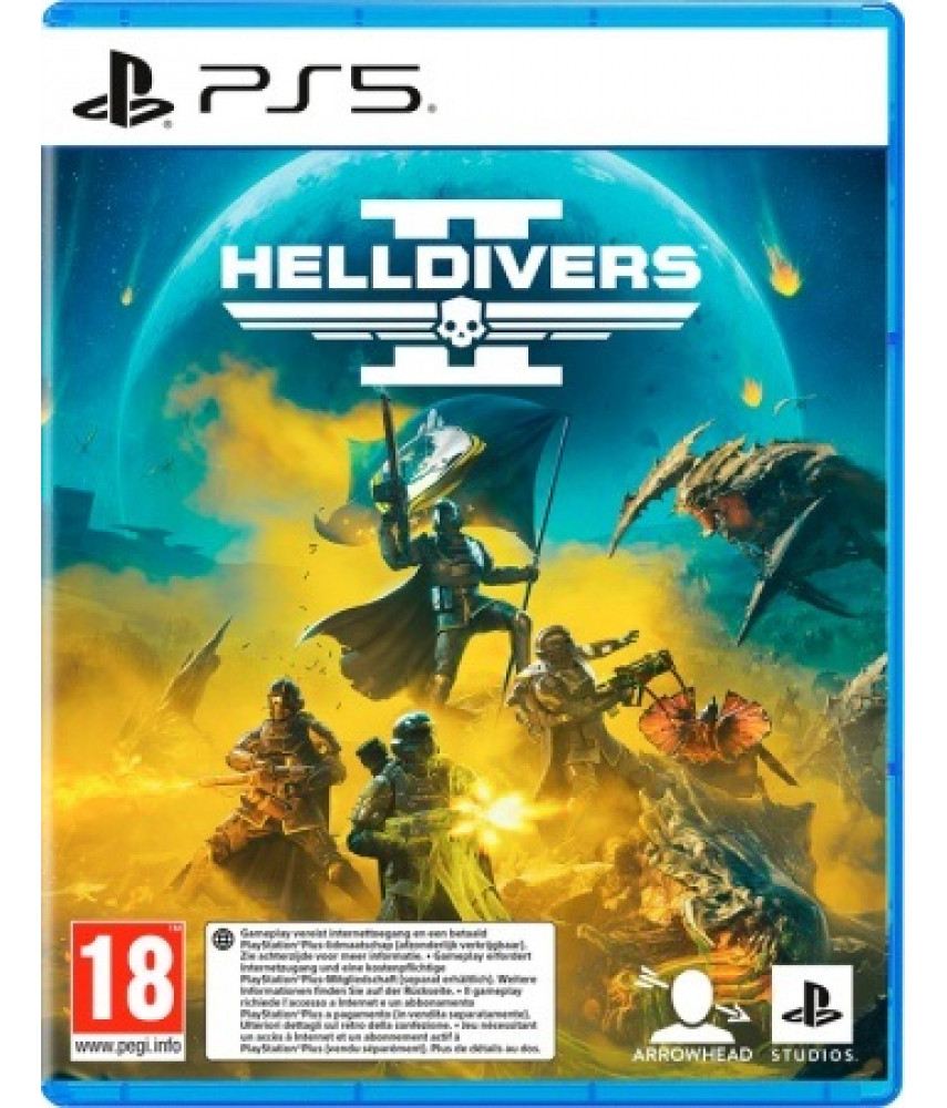 Игра Helldivers 2 для PlayStation 5. Меню и субтитры на русском языке.