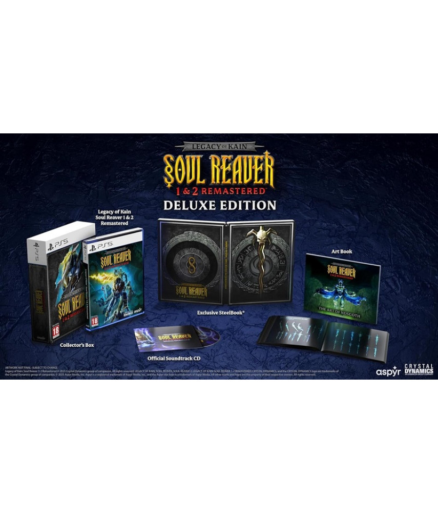 Игра Legacy of Kain: Soul Reaver 1 & 2 Remastered Deluxe Edition для PlayStation 5 (PS5, русская версия) 