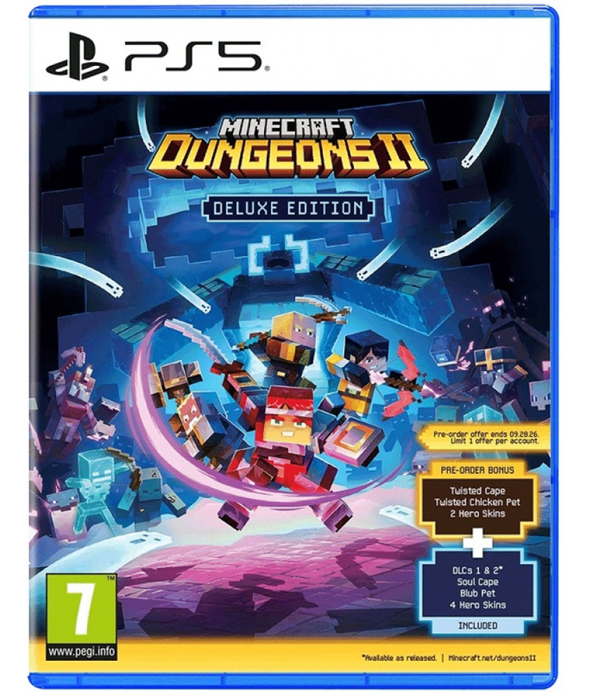 Minecraft Dungeons 2 Deluxe Edition (PS5, русские субтитры) Minecraft Dungeons 2 Deluxe Edition (PS5, русские субтитры)