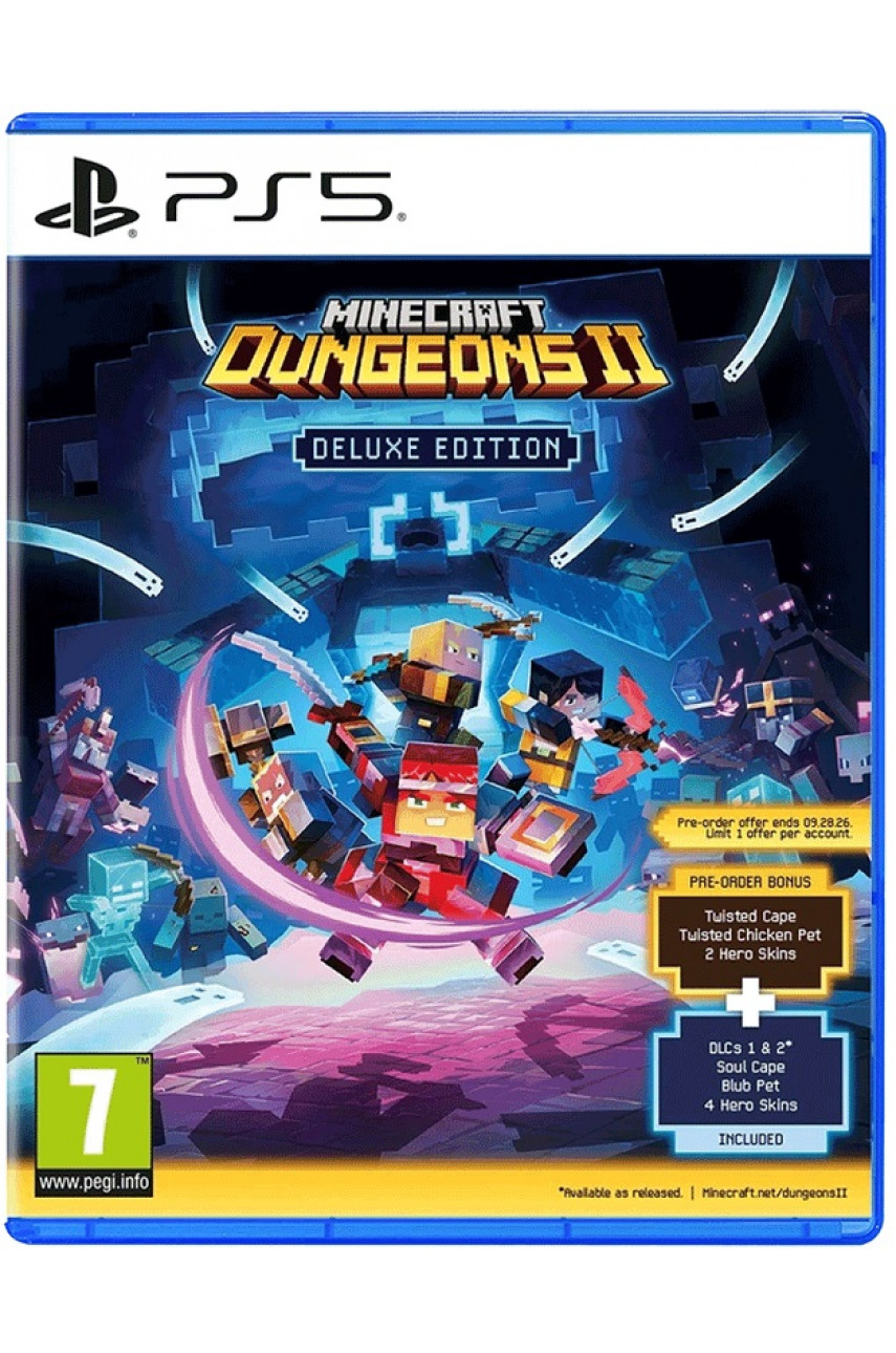 Minecraft Dungeons 2 Deluxe Edition (PS5, русские субтитры)
