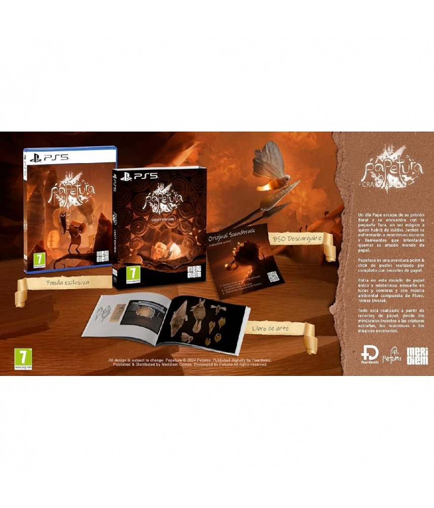 Игра Papetura Craft Edition для PlayStation 5 (PS5, русские субтитры) 