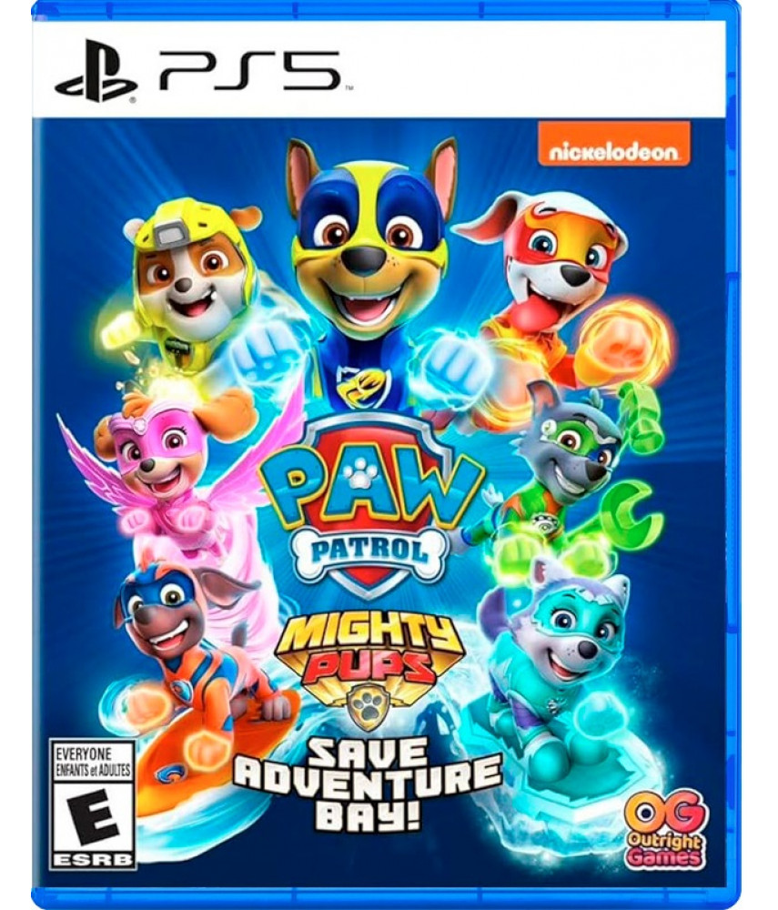 PAW Patrol: Mighty Pups Save Adventure Bay (PS5, английская версия)