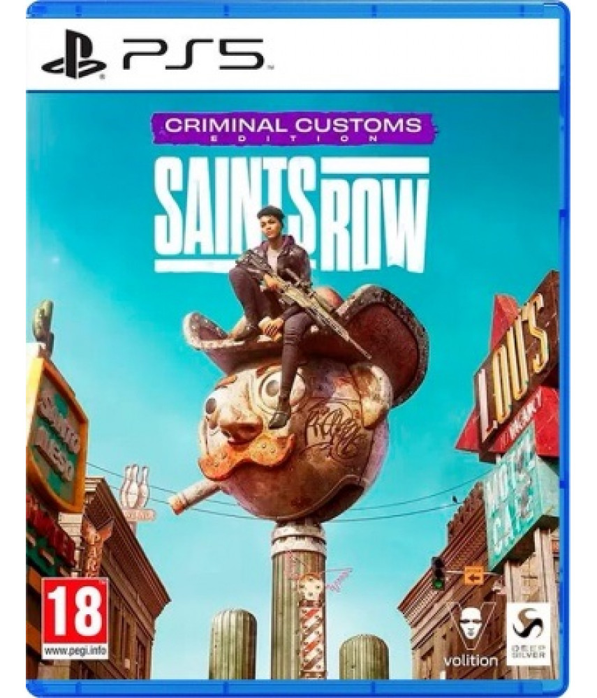 Игра Saints Row Criminal Customs Edition для PlayStation 5. Меню и субтитры на русском языке.