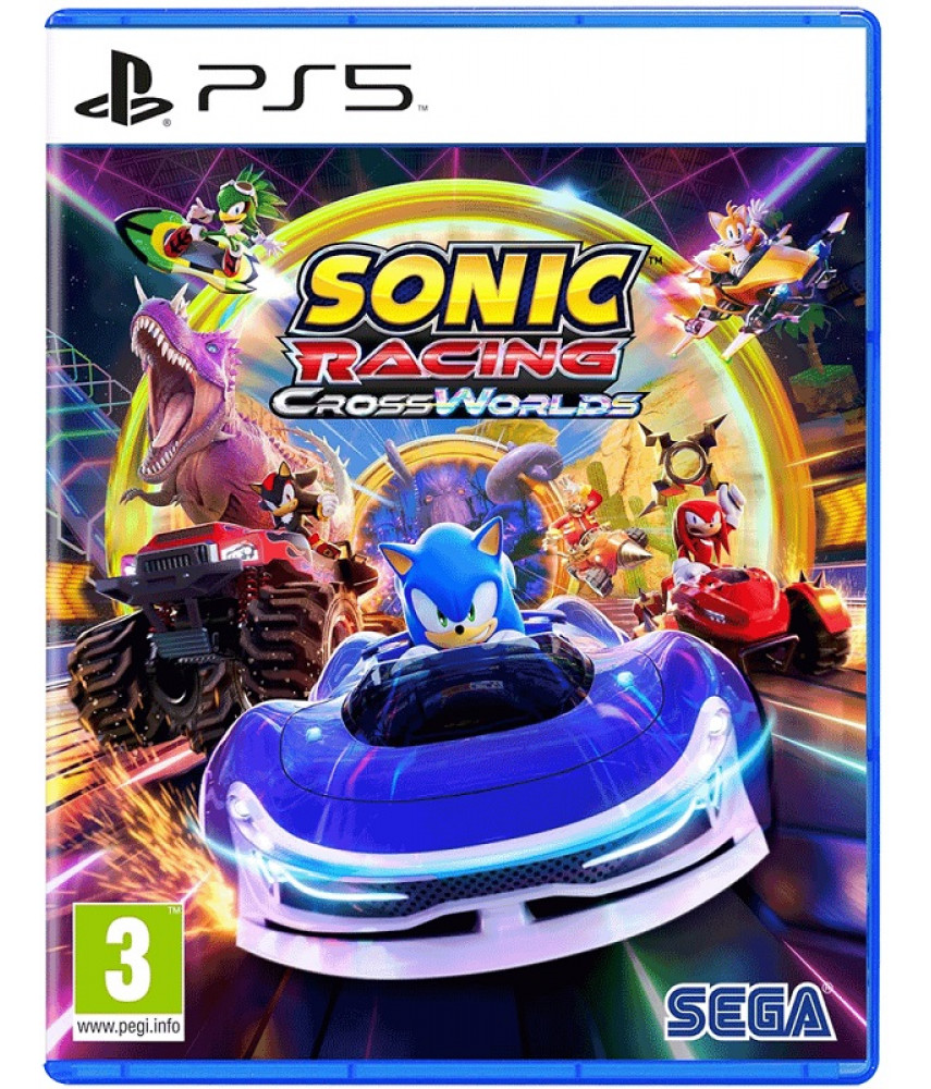 Игра Sonic Racing: CrossWorlds для PlayStation 5. Меню и субтитры на русском языке.