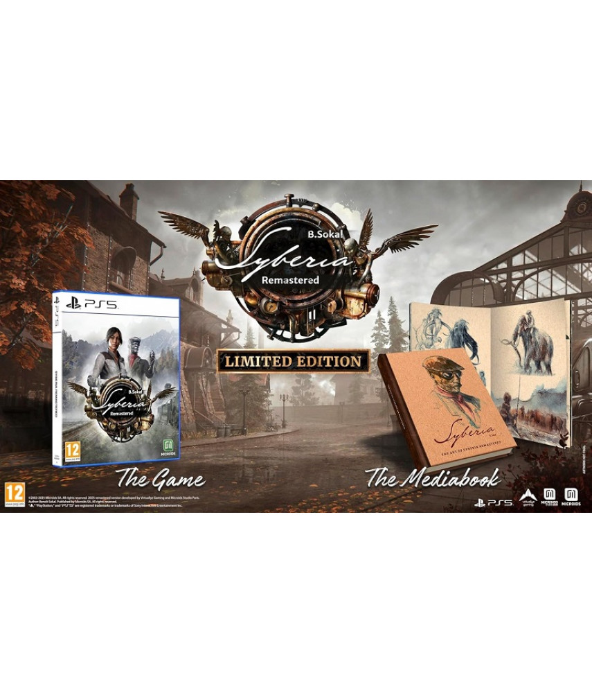 Игра Syberia Remastered Limited Edition / Сибирь для PlayStation 5. Озвучка, меню и субтитры на русском языке.