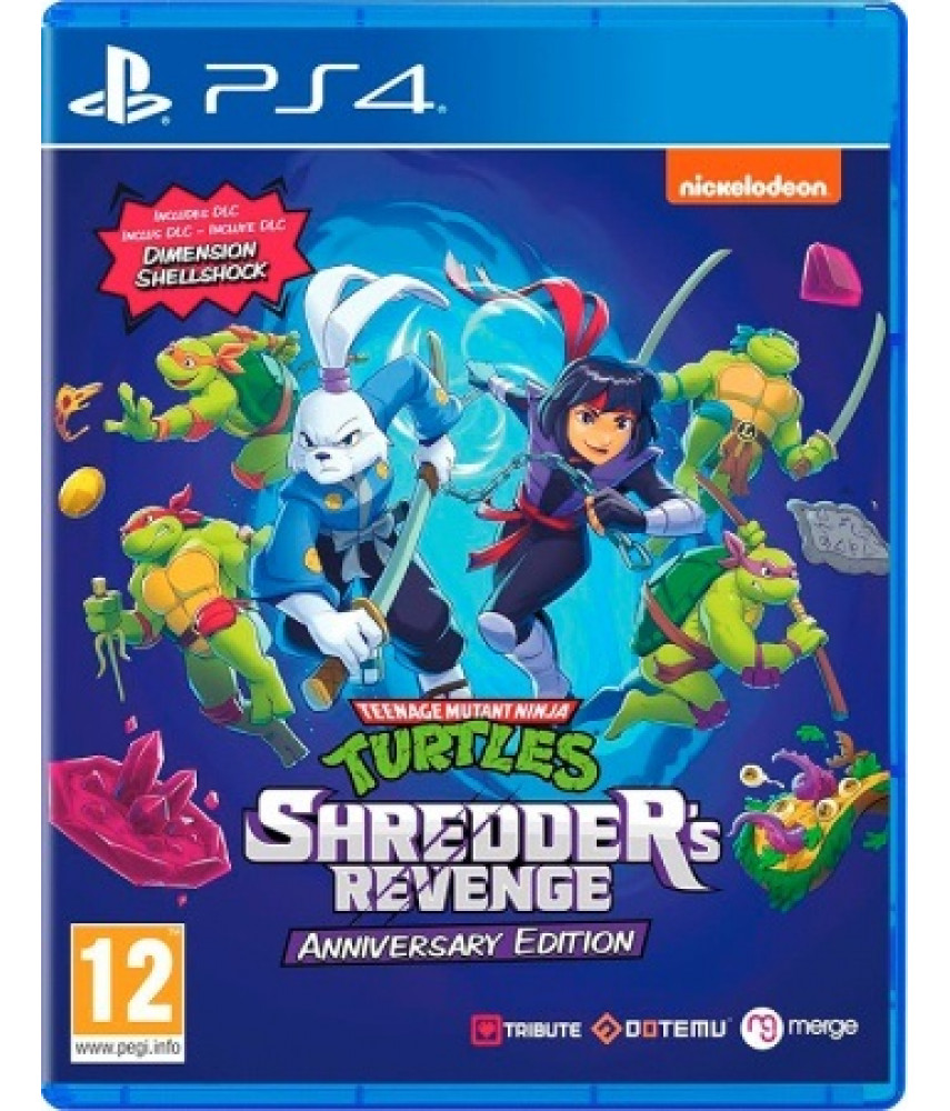 Teenage Mutant Ninja Turtles: Shredder's Revenge Anniversary Edition (PS4, английская версия)