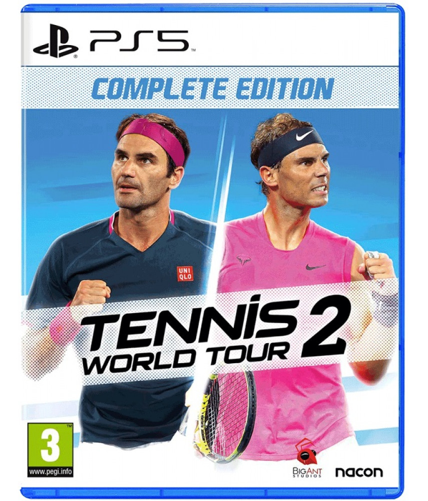 Игра Tennis World Tour 2: Complete Edition для PlayStation 5. Меню и субтитры на русском языке.