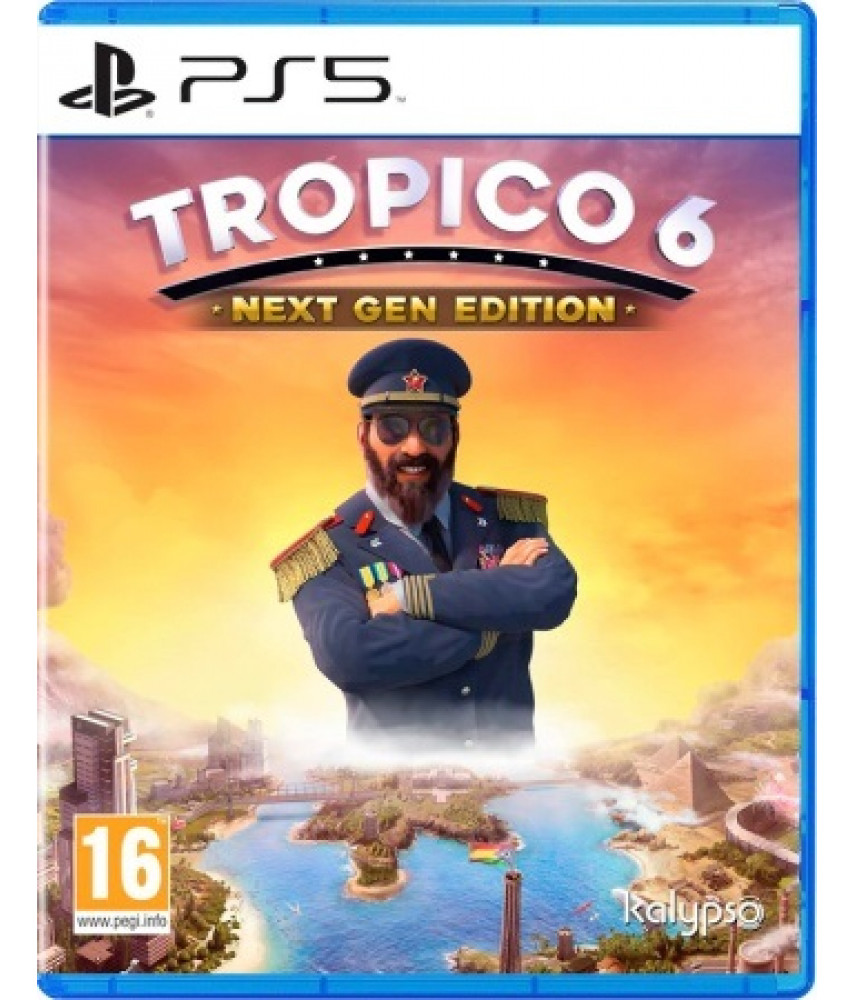 Игра Tropico 6 Next Gen Edition для PlayStation 5. Озвучка, меню и  субтитры на русском языке.