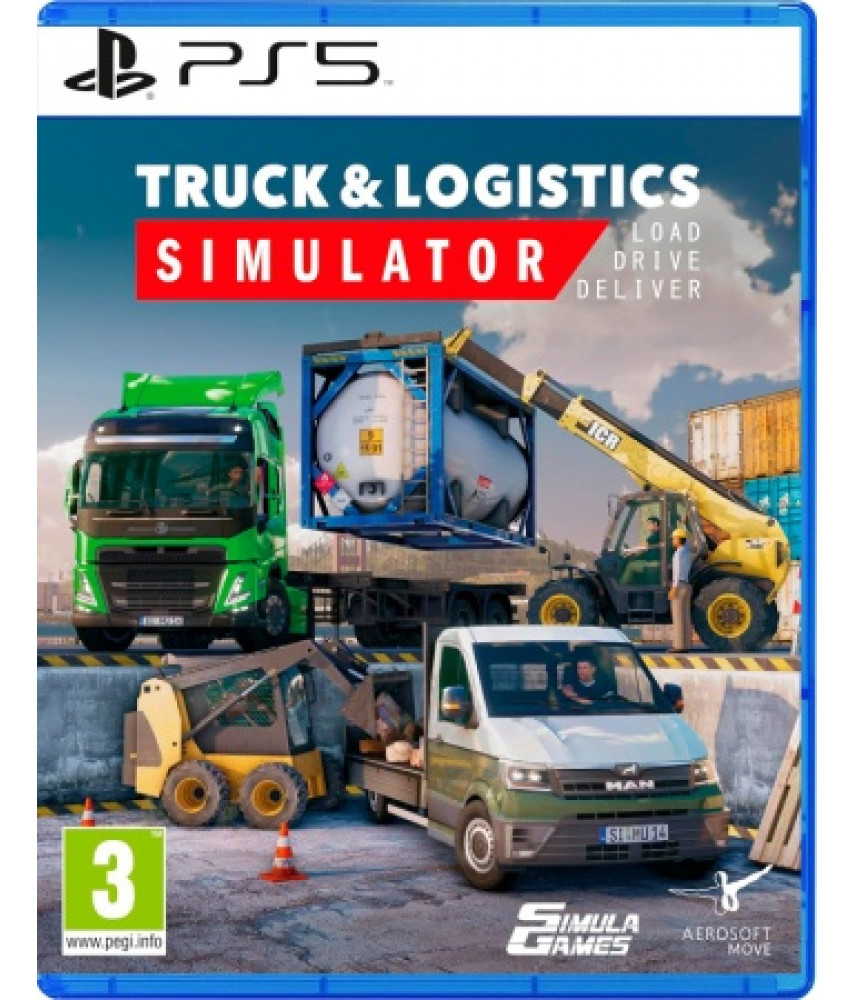 Игра Truck and Logistics Simulator для PlayStation 5. Меню и субтитры на русском языке.