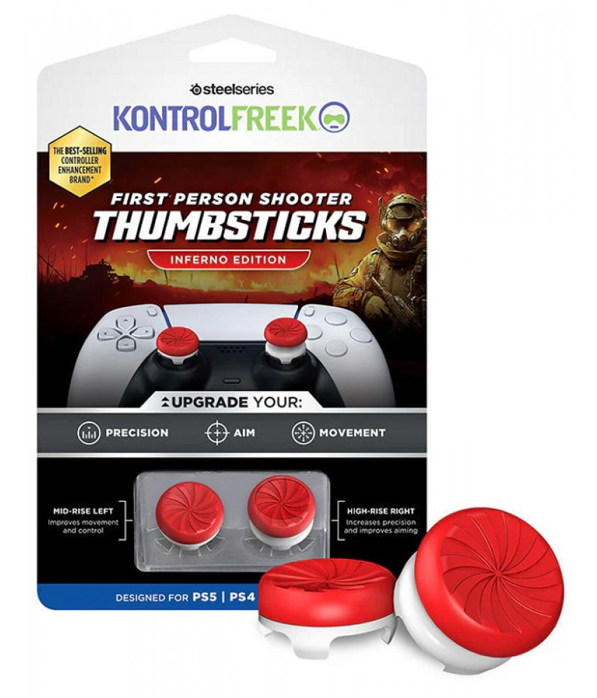 Насадки на стики KontrolFreek FPS Inferno Edition для PS4/PS5