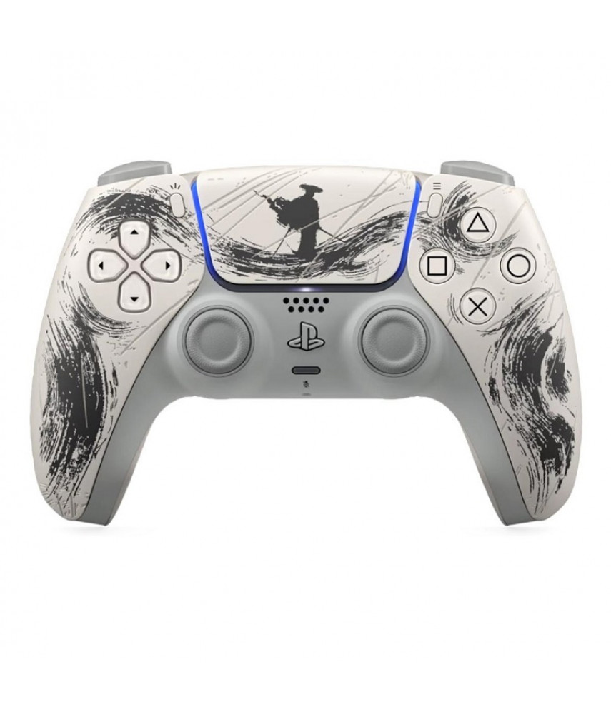 Геймпад беспроводной Sony DualSense Ghost of Yotei Gold / Black для PS5 (Оригинал)