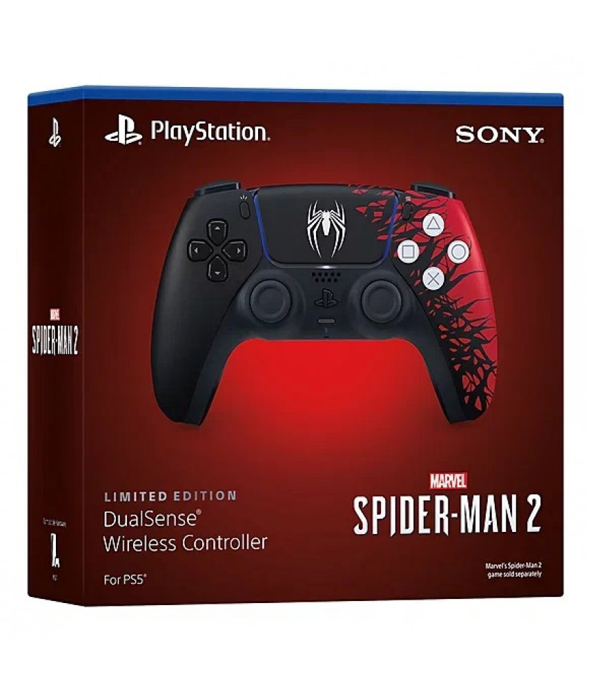Беспроводной геймпад Sony DualSense для PS5 Limited Edition (Marvel Человек-Паук 2)