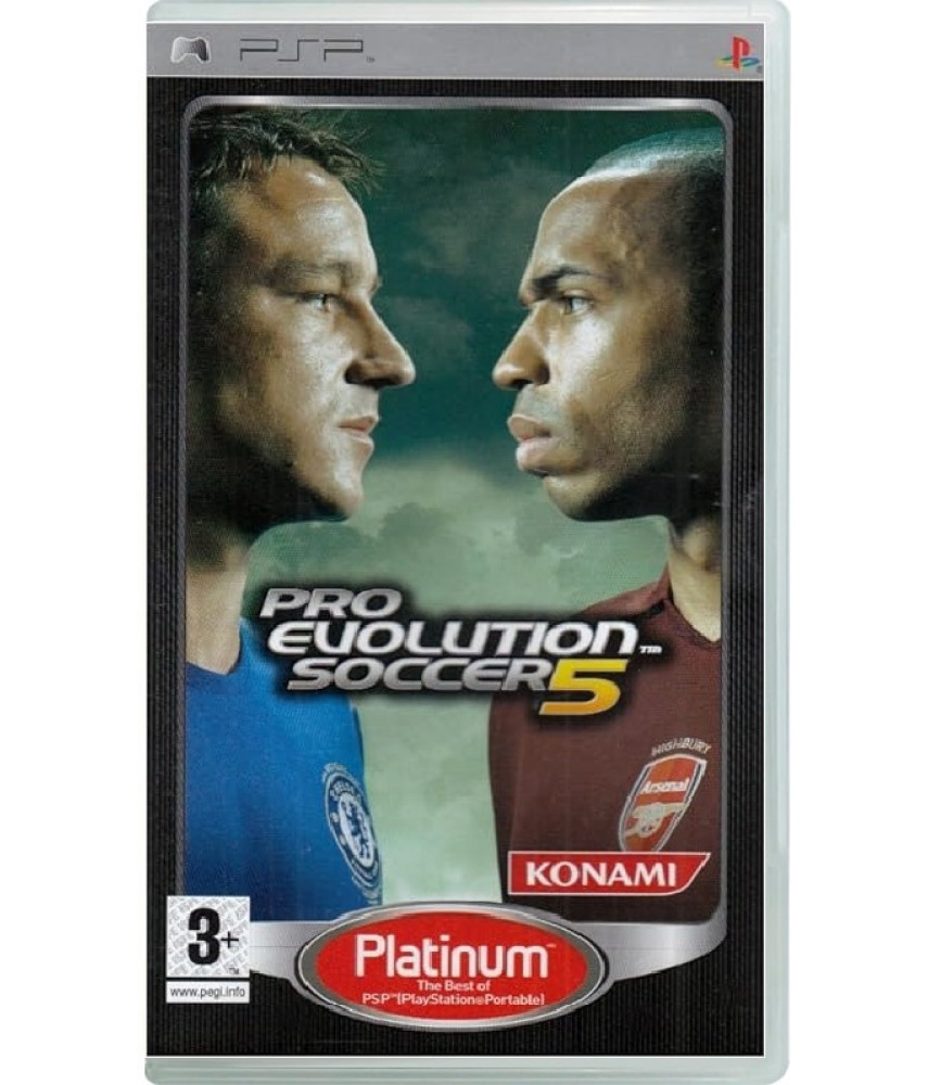 Pro Evolution Soccer 5 (PSP, английская версия)