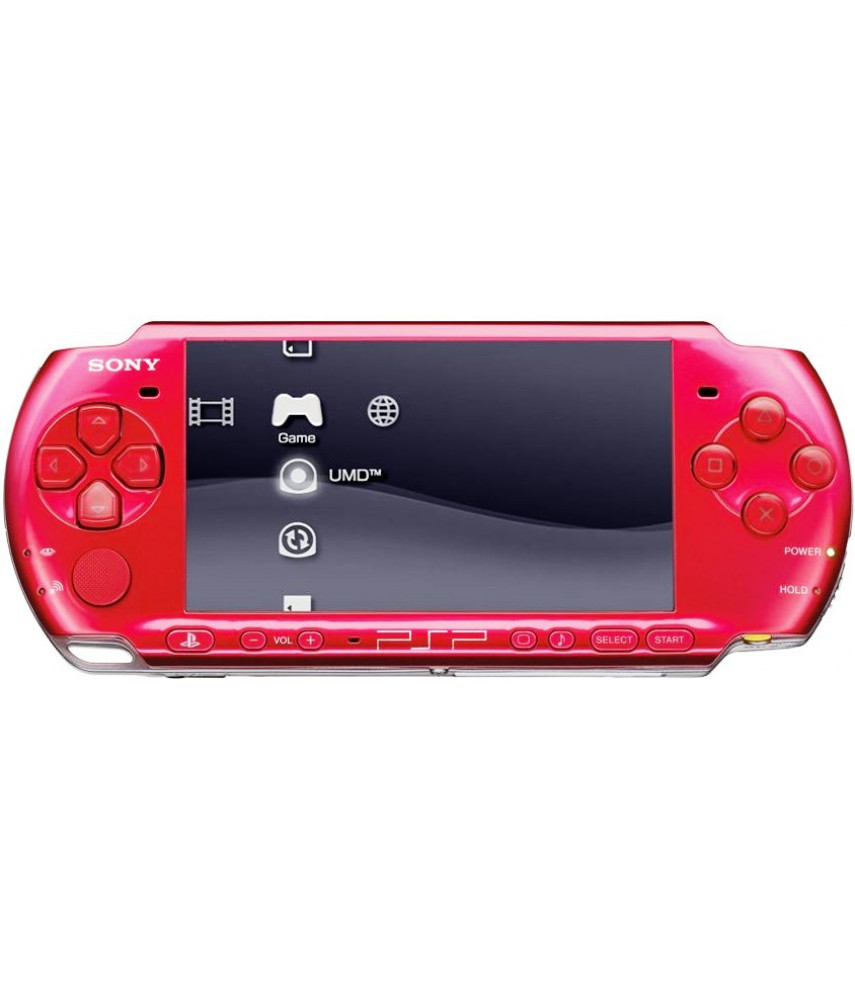 Приставка Sony PSP Slim 3000 (Ref) (красный)