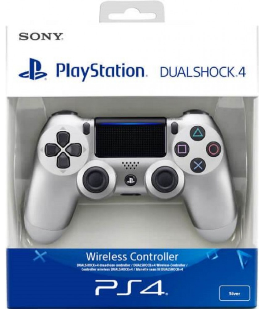 Геймпад Sony DualShock 4 v2 CUH-ZCT2E серебро