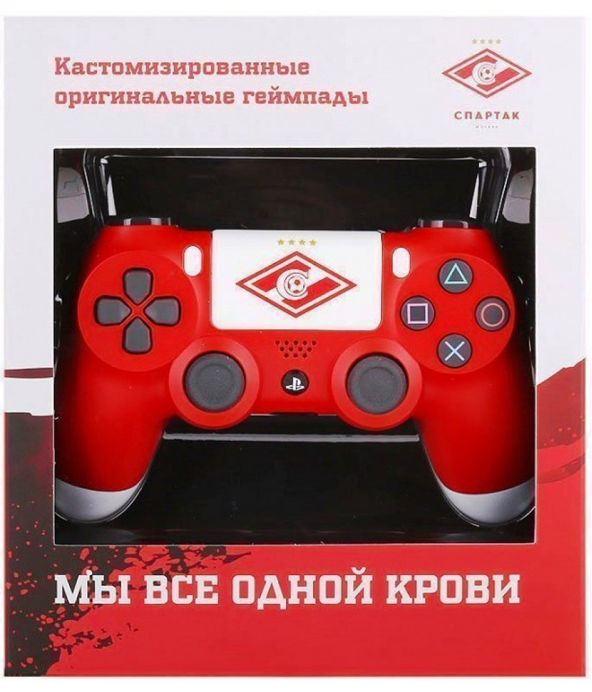 Геймпад для PS4 Спартак "Красно-белый"