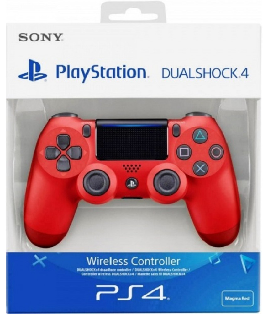 Геймпад Sony DualShock 4 v2 CUH-ZCT2E красный