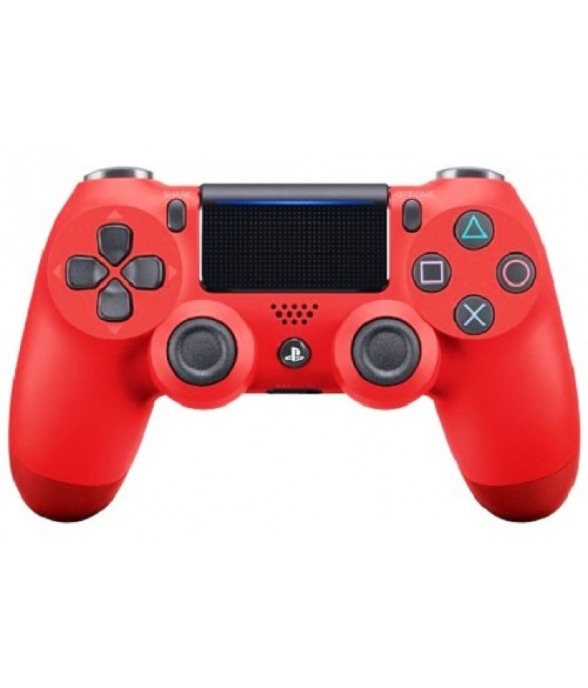 Геймпад DualShock 4 v2 Red - беспроводной джойстик для PS4 (красный)