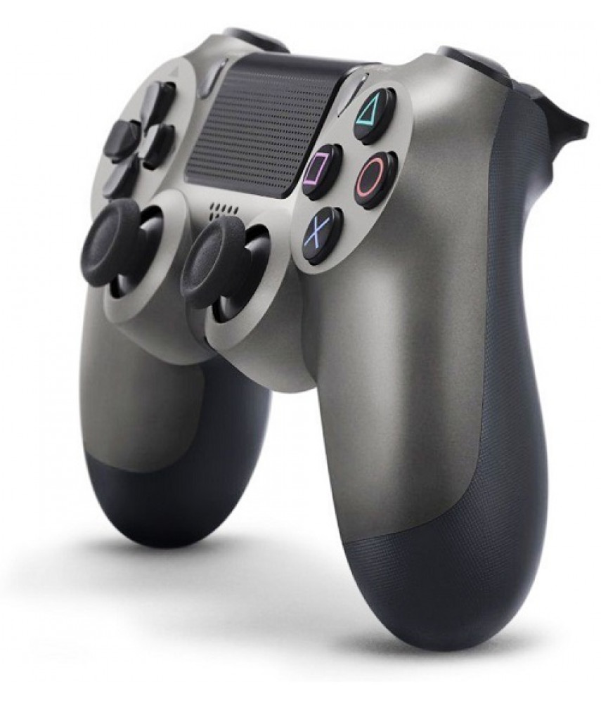 Dualshock 4 v2 Steel Black - беспроводной геймпад для PS4 (черная сталь)