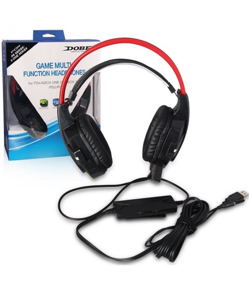 Гарнитура Game Multi-Function Headphones для PS3/PS4/Xbox360/XboxOne/PC (DOBE TP4-836)