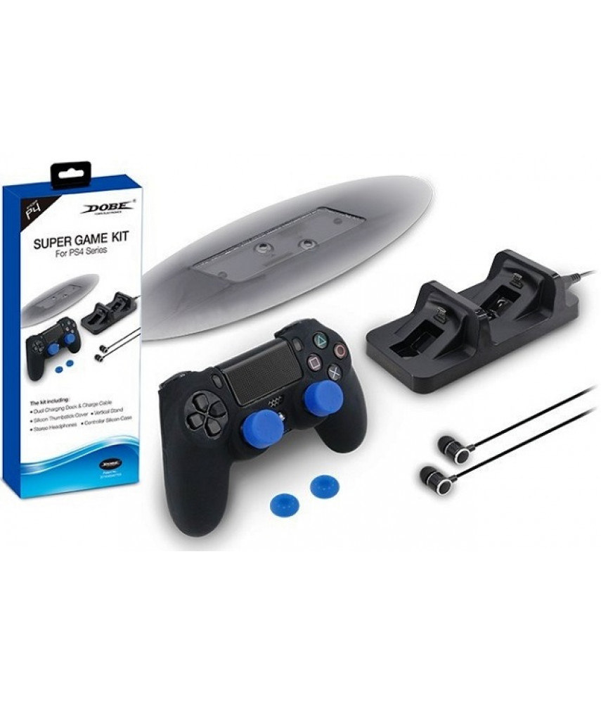 Набор аксессуаров «Super Game Kit» для PS4/PS4 Slim/PS4 Pro (DOBE TP4-1751)