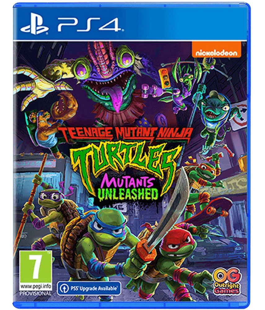 Teenage Mutant Ninja Turtles: Mutants Unleashed (PS4, английская версия)