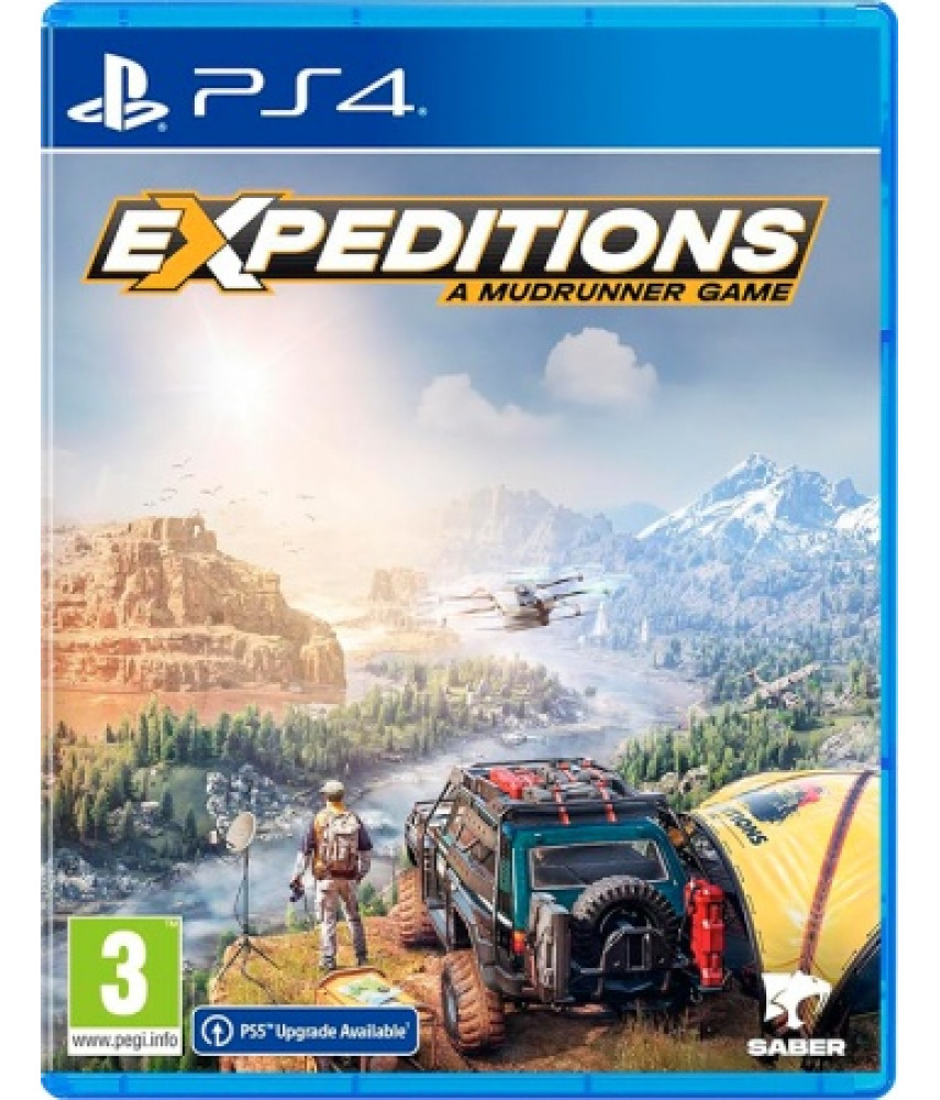 Игра Expeditions: A MudRunner Game для PlayStation 4. Меню и субтитры на русском языке.